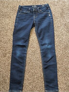 Vintage Silver Jeans Aiko Skinny Mid Rise Size 27